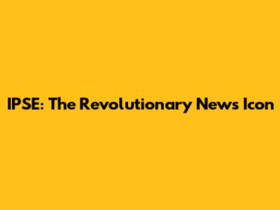 IPSE: The Revolutionary News Icon