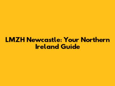 LMZH Newcastle: Your Northern Ireland Guide