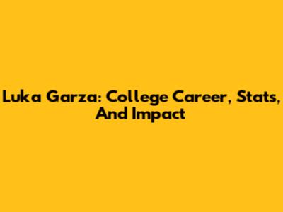 Luka Garza: College Career, Stats, And Impact