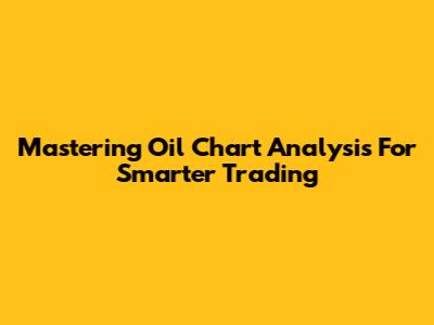 Mastering Oil Chart Analysis For Smarter Trading
