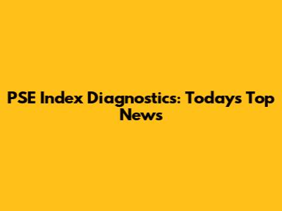 PSE Index Diagnostics: Today's Top News