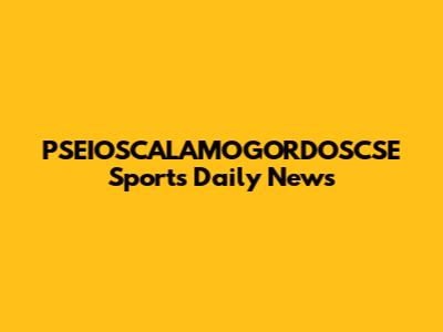 PSEIOSCALAMOGORDOSCSE Sports Daily News