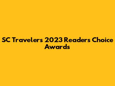 SC Traveler's 2023 Reader's Choice Awards
