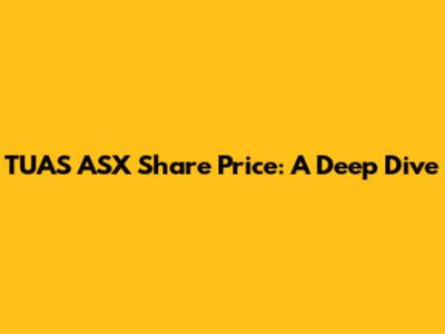 TUAS ASX Share Price: A Deep Dive